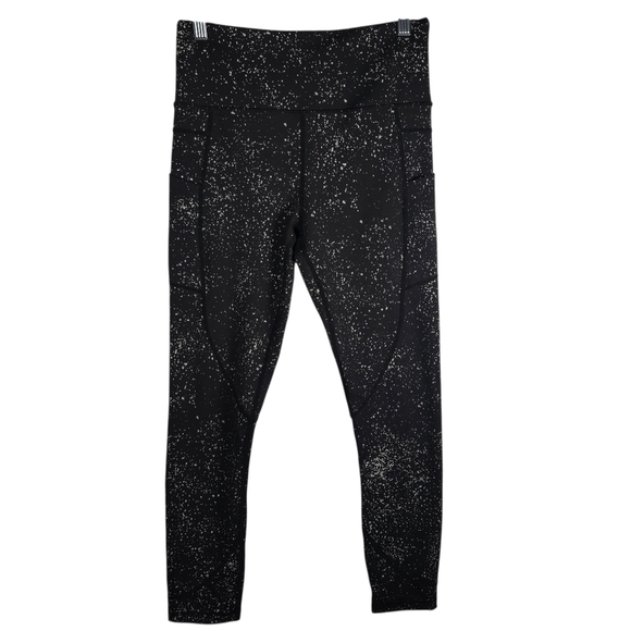 Zyia Active Women's Black Reflective Pocket Light n Tight Hi-Rise 7/8 Size 6-8 - Picture 2 of 16